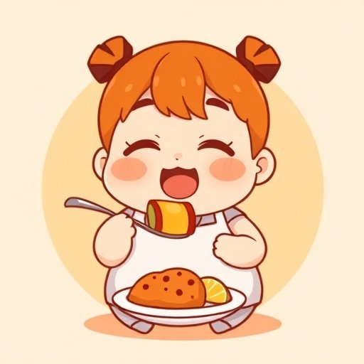 吃货不胖头像
